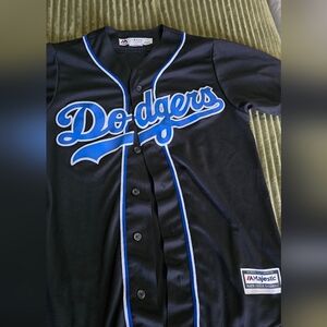 Majestic Black Cool Base Jersey